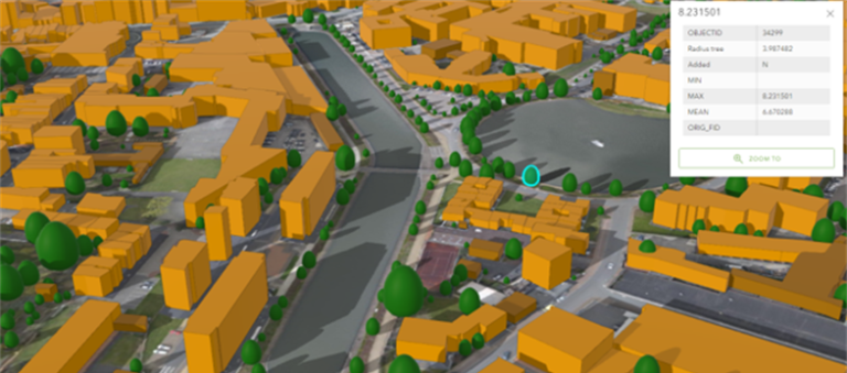 Eurosense: 3D tree map based on Artificial Intelligence and citizen science